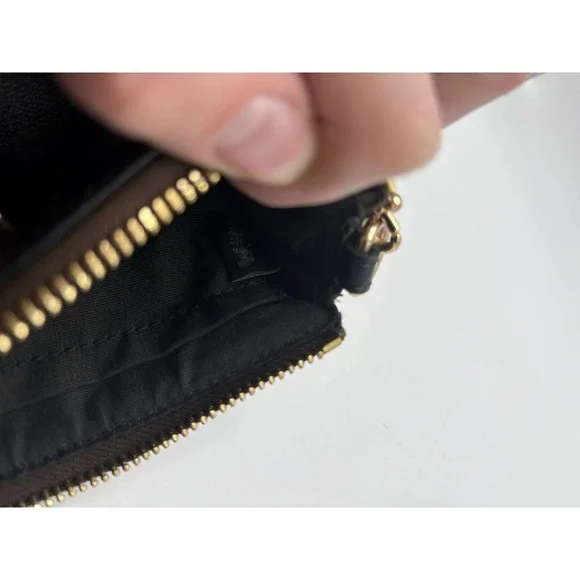 Coach Nolita 19 Women's Brown Leather Handbag ZIP Bag READ - Picture 7 of 10